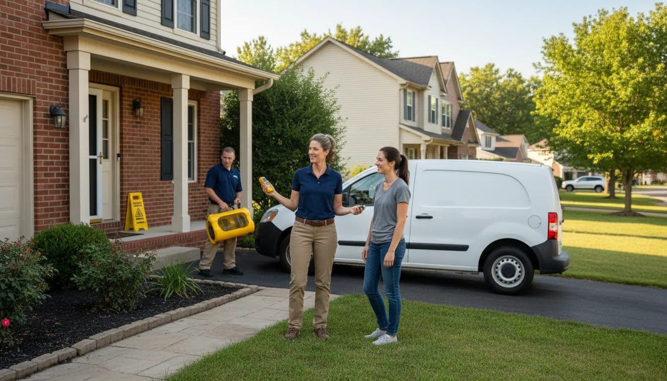 Residential water damage restoration in Sugar City, ID